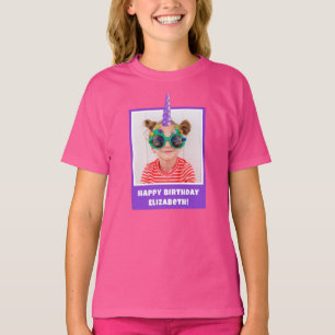 Camiseta Fotografía infantil personalizada Cumpleaños Unico