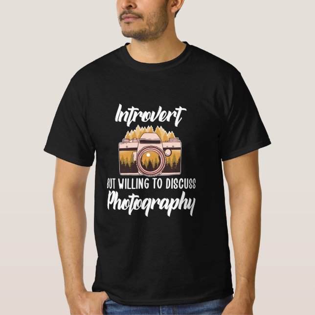 Camiseta Fotografía introvertida (Anverso)
