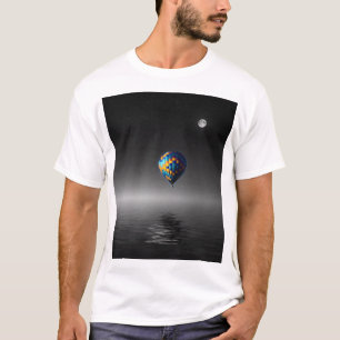 Camiseta Fotografía Minimalista selectiva en globo volador
