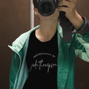 Camiseta Fotografía Por El Fotógrafo De Nombre Workwear