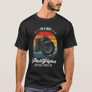 Camiseta Fotografía Soy una tía y una fotógrafa Nada
