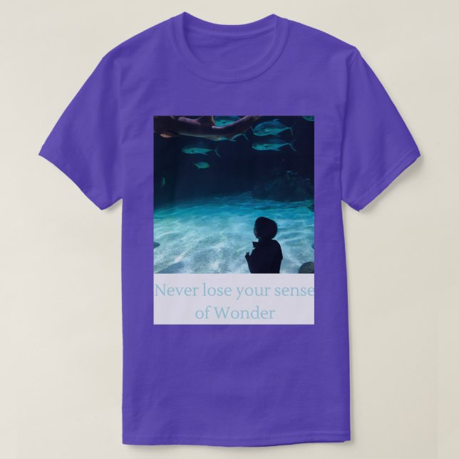 Camiseta Fotografía única Art Aquarium Nunca pierdas tu vis (Diseño del anverso)