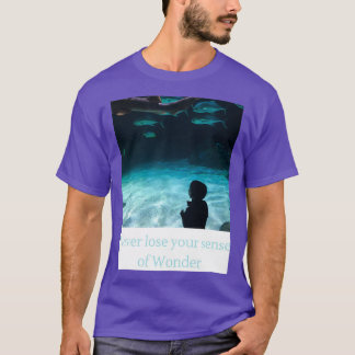 Camiseta Fotografía única Art Aquarium Nunca pierdas tu vis