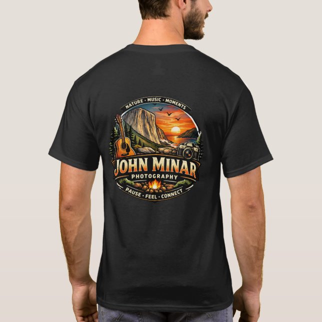 Camiseta Fotografía y Música de John Minar  (Reverso)