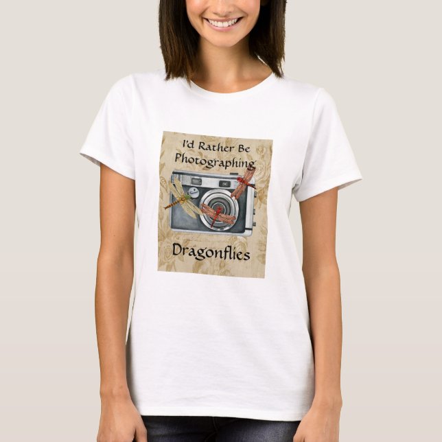 Camiseta Fotografiar Libélulas (Anverso)