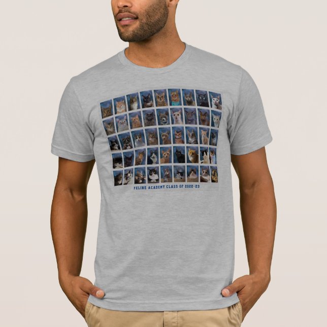 Camiseta fotográfica de clase Boring Cat Yearbook (Anverso)