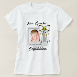 Camiseta fotográfica de felicitación personalizada