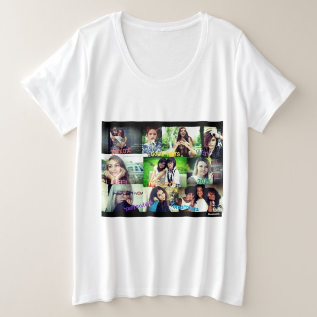 Camiseta fotográfica inspirada por amigos HAMbWG (Anverso del diseño)