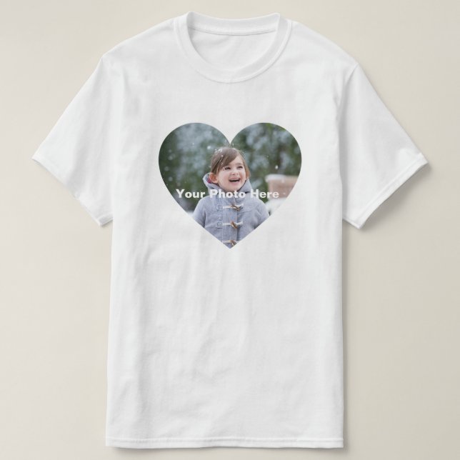 Camiseta fotográfica personalizada con forma de co (Diseño del anverso)