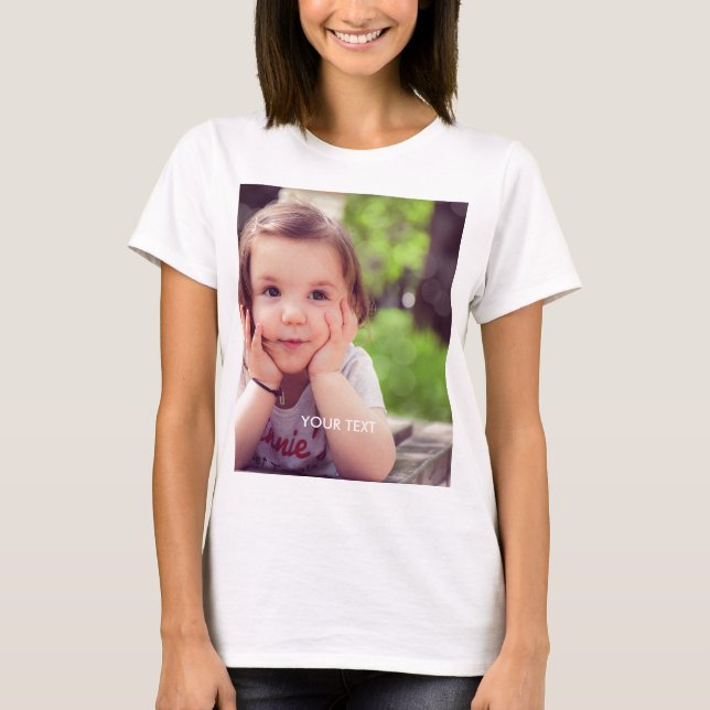 Camiseta fotográfica personalizado (Anverso)
