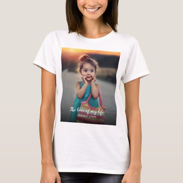 Camiseta fotográfica personalizado (Anverso)