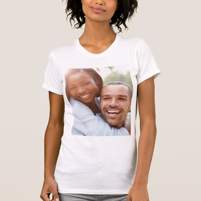 Camiseta fotográfica personalizado con tus fotos (Anverso)
