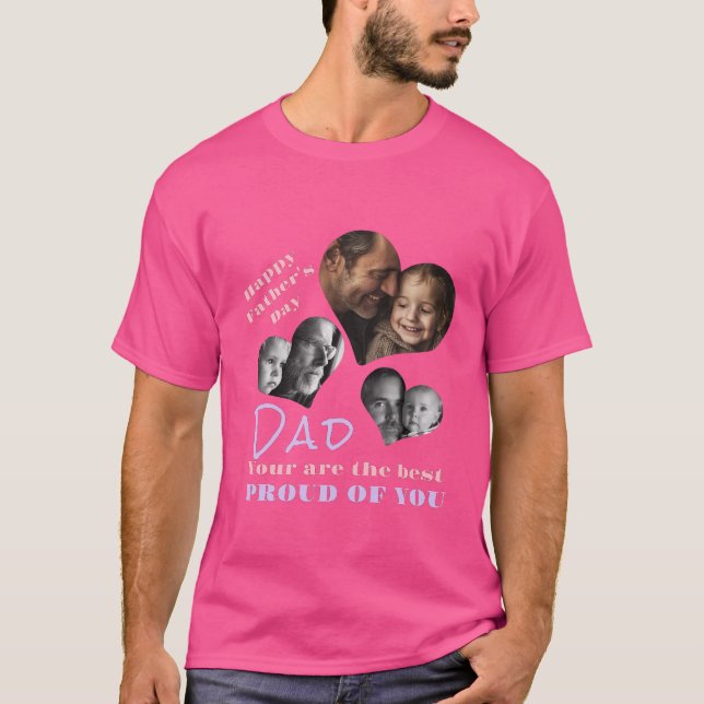 Camiseta fotográfica personalizado para regalo del (Anverso)