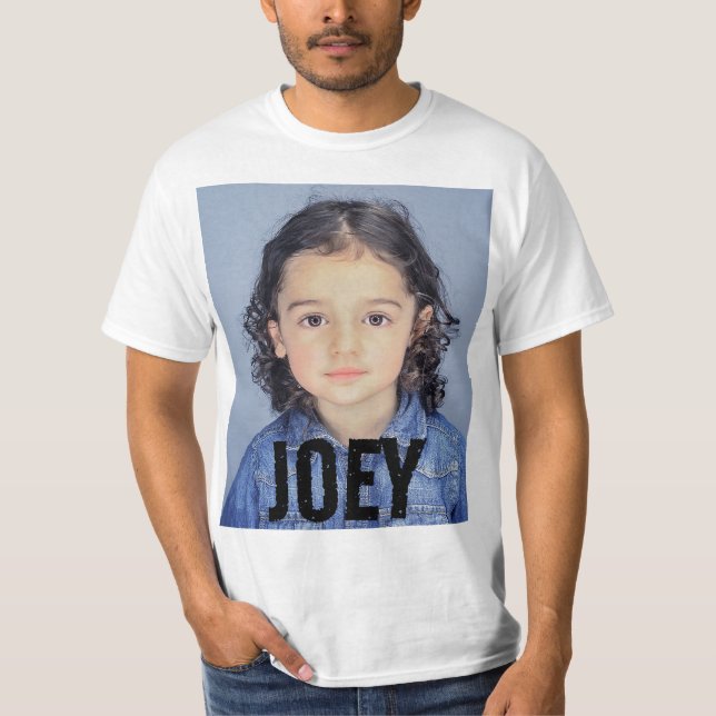 Camiseta fotográfica, personalizado personalizado (Anverso)