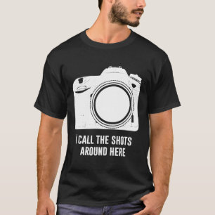 Camiseta Fotógrafo al jefe de tomas a cargo es gracioso