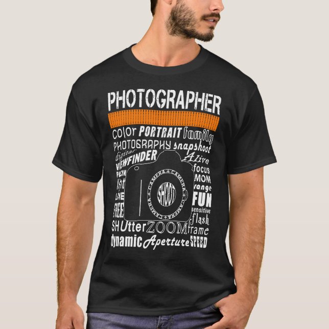 Camiseta Fotógrafo Amor (Anverso)