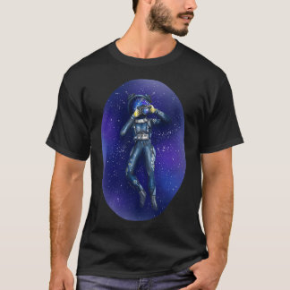 Camiseta Fotógrafo astronauta en el espacio