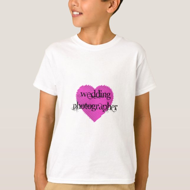 Camiseta Fotógrafo boda (Anverso)