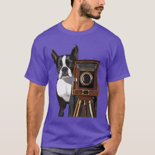 Camiseta Fotógrafo Boston Terrier 2