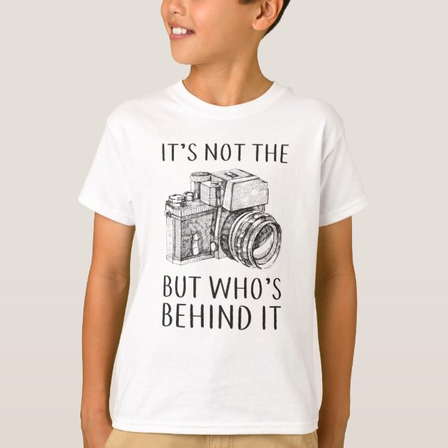 Camiseta Fotógrafo Cámara Divertida Idea de Regalo (Anverso)