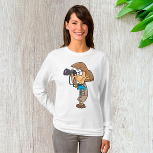 Camiseta Fotógrafo de aventuras niño con cámara