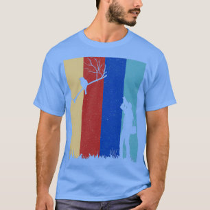 Camiseta Fotógrafo de aves Birdwatcher Camera Vintage Birdi