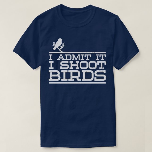Camiseta Fotógrafo de aves que disparé regalo de aves (Diseño del anverso)