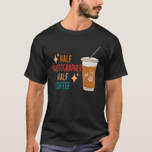 Camiseta Fotógrafo de café medio fotógrafo