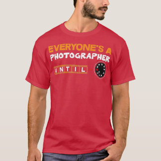 Camiseta Fotógrafo de cámara de cámara del Día de la Fotogr
