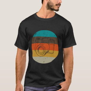 Camiseta Fotógrafo de cámara de época regalo Retro angustia