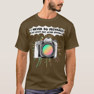 Camiseta Fotógrafo de cámara fotográfica del día de la foto