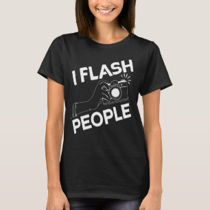 Camiseta Fotógrafo de cámara I Flash People Photo
