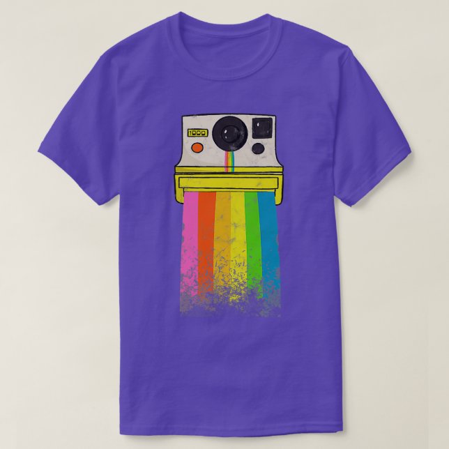 Camiseta Fotógrafo de cámara retro vintage (Diseño del anverso)