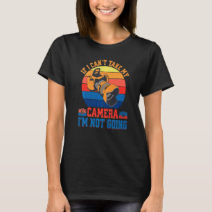 Camiseta Fotógrafo de cámara retro vintage