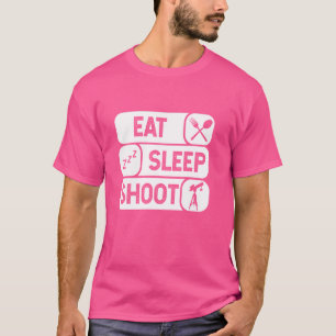 Camiseta Fotógrafo de estilo de vida de EAT SLEEP SHOOT