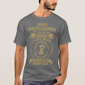 Camiseta Fotógrafo de noticias hacemos artículo de regalo d