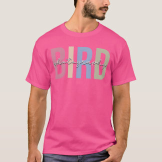 Camiseta Fotógrafo de pájaros con cámara