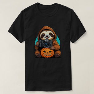 Camiseta Fotógrafo de vampiros eslovaco Halloween Spooky Fu