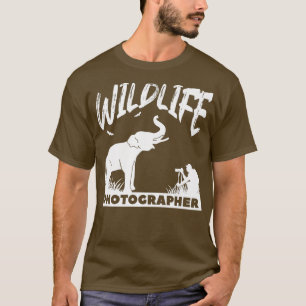 Camiseta Fotógrafo de vida salvaje Safari Viaje de vacacion