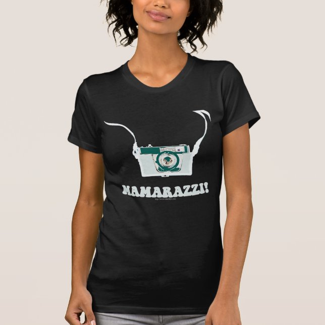 Camiseta Fotógrafo divertido Mamarazzi (Anverso)