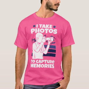 Camiseta Fotógrafo Divertido Toma Fotos Captura Recuerdos F