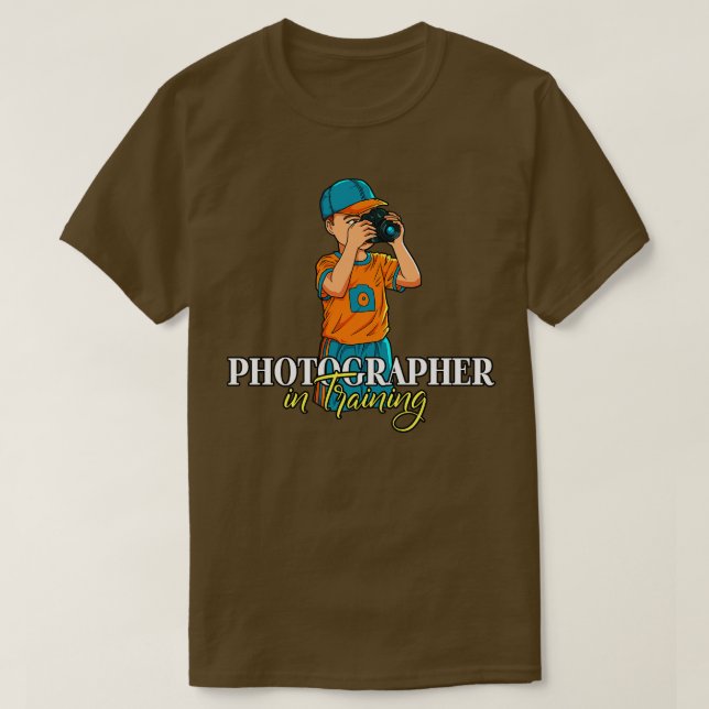 Camiseta Fotógrafo en formación (Diseño del anverso)
