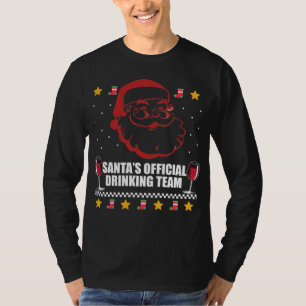 Camiseta Fotógrafo favorito de Santa Claus Navidades feos s
