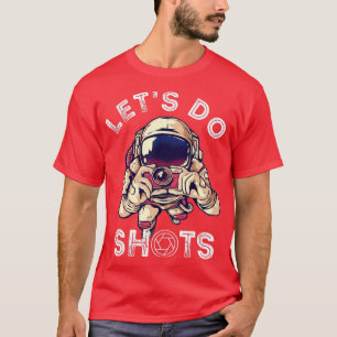Camiseta Fotógrafo fotografiar al astronauta C