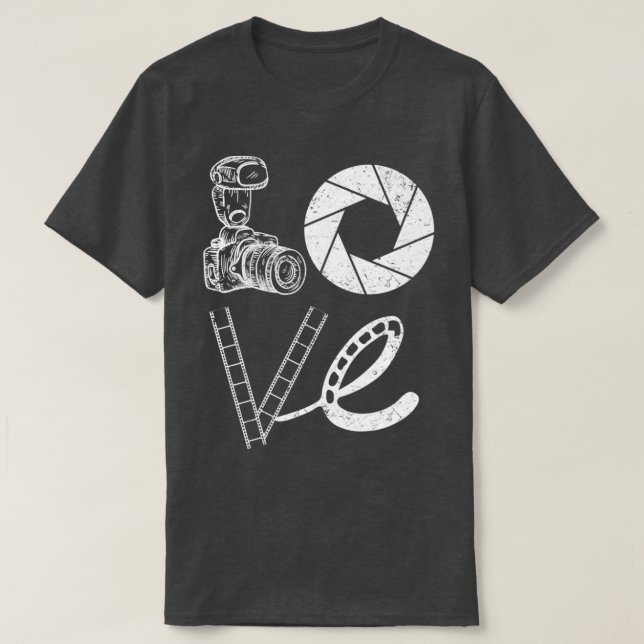Camiseta Fotógrafo fotográfico (2) (Diseño del anverso)