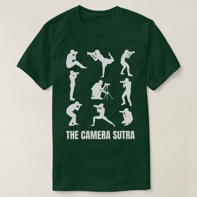 Camiseta Fotógrafo fotográfico con cámara extra divertida (Diseño del anverso)
