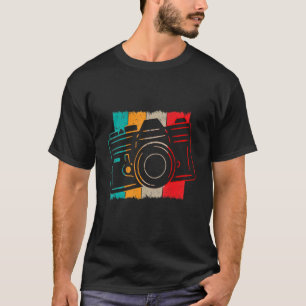 Camiseta Fotógrafo fotográfico de cámara retro