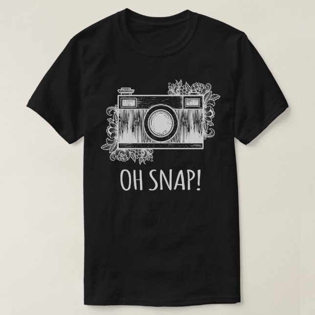 Camiseta Fotógrafo Fotográfico Para Fotógrafos 1 (Diseño del anverso)