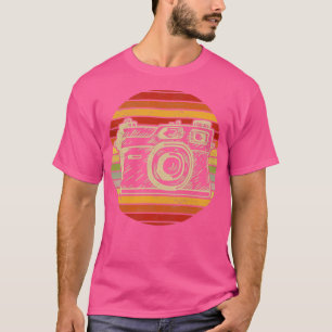 Camiseta Fotógrafo fotógrafo aficionado a cámara retro