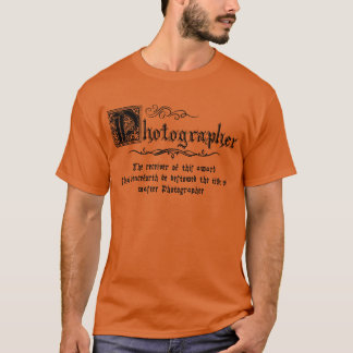 Camiseta Fotógrafo Maestro Medieval